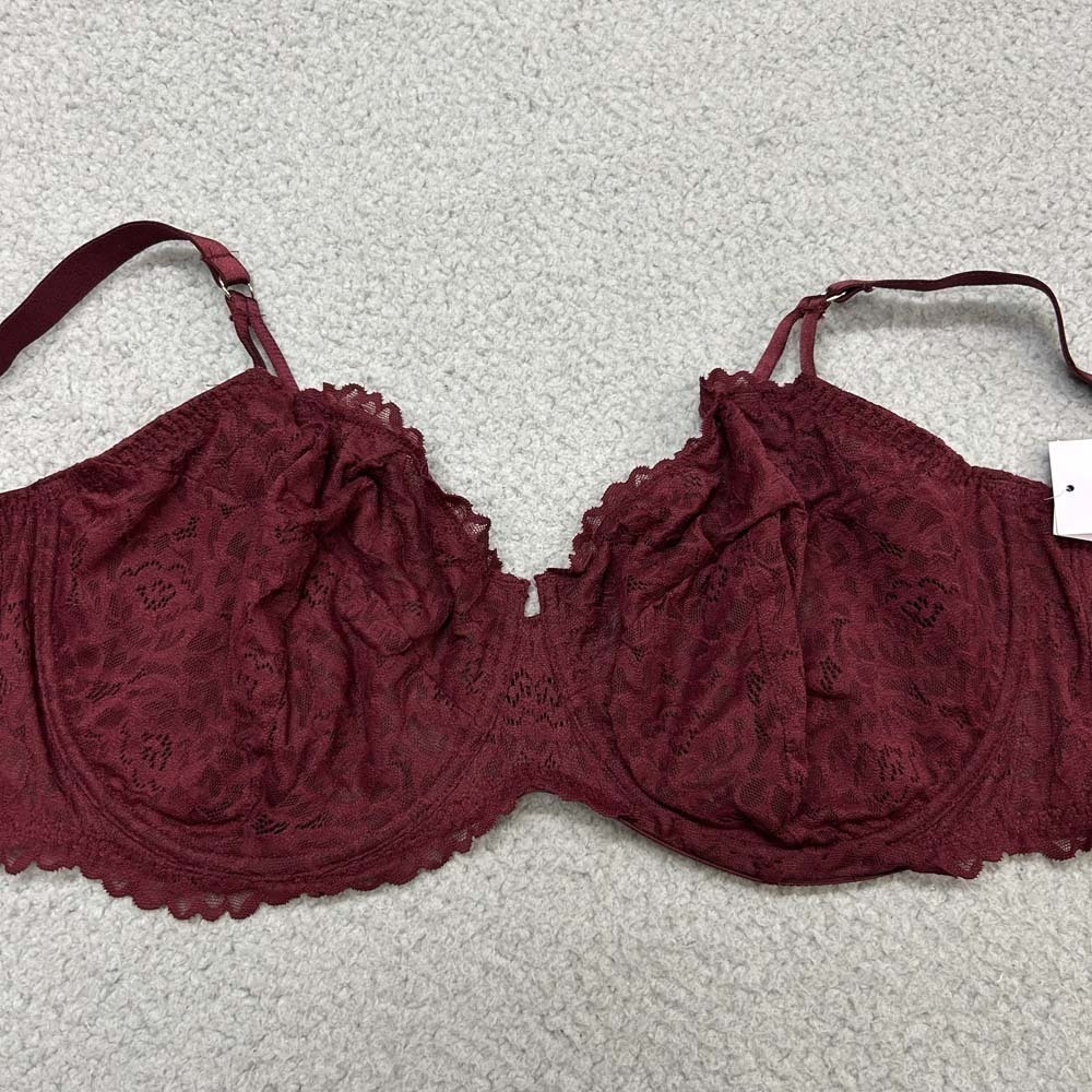 Auden Bra 46C Balconette Bra Lace Unlined Balconette Bra